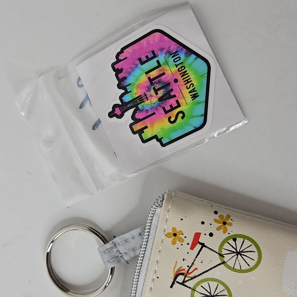 Starbucks Seattle Card Pouch Key Ring New - Picture 5 of 6